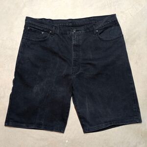 Levi's 569 Stretch Denim Jean Shorts Size 42 Mens Loose Fit 10" Inseam Jorts